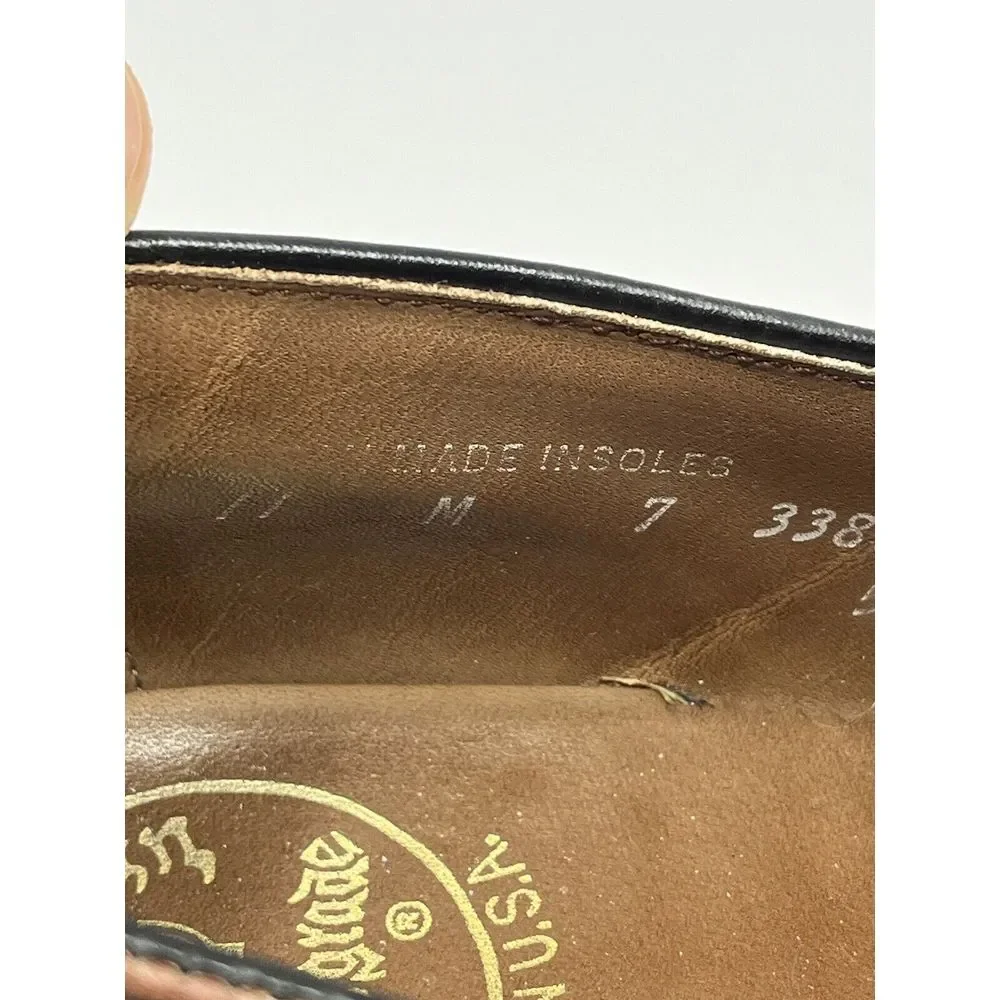 Haig and‎ Dunn Ltd Vintage Brown Leather Almond Toe Men's Dress Shoe Size 11M